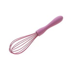 Wiltshire Silicone Whisk, Egg Whisk, Baking & Whipping Balloon Whisk, Heat-Resistant Utensil, Non-Stick, Non-Scratch, Studio Pink, 21x5x5cm