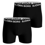 Bjorn Borg Bamboo Cotton Blend Boxer Kalsonger 2P Svart Small Herr