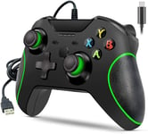 Wired Controller for Xbox One, Xbox Controller with 3.5mm Headset Audio Jack, Xbox One Controllers Wired Gamepads Joysticks for Xbox One/Xbox One X/Xbox One S/PS3 and PC (Black)
