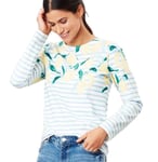 Joules Women's Harbour Print T-Shirt, Tiger Stripe, 6