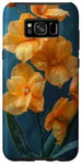 Coque pour Galaxy S8+ Vanda Orchidée Jaune Fleur Plante Fleuriste Jardinier