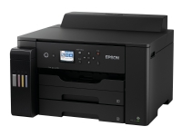 Epson EcoTank ET-16150 - Skrivare - färg - Duplex - bläckstråle - A3 - 4800 x 1200 dpi - upp till 25 sidor/minut (mono)/upp till 25 sidor/minut (färg) - kapacitet: 550 ark - USB, LAN, Wi-Fi - svart