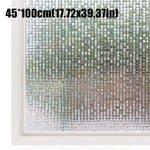 Window Films Glass Sticker 3d Static Decorative Privacy 45x100cm