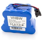 Batterie compatible avec Ecovacs Deebot 800, 810, 830, D8-Serie robot électroménager (3500mAh, 12V, NiMH, bleu) - Vhbw