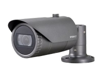Hanwha Techwin WiseNet Q QNO-7082R - Nätverksövervakningskamera - kula - färg (Dag&Natt) - 4 MP - 2560 x 1440 - motoriserad - ljud - komposit - LAN 10/100 - MJPEG, H.264, H.265 - Likström 12 V/PoE klass 3