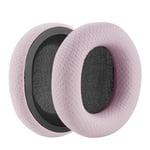 Geekria Mesh Fabric Replacement Ear Pads for SONY MDR-7506 Headphones (Pink)