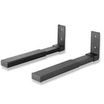 Suptek Sound Bar Wall Mounted Bracket, Speaker Wall Mount, Pair of Speaker Dual