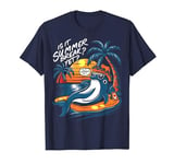 Is It Summer Break Yet? dolphin is relaxing Beach Vacation T-Shirt