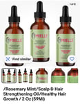 3 X Rosemary Mint/Scalp & Hair Strengthening Oil/Healthy Hair Growth / 2 Oz
