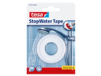 TESA StopWater, Tejp/band, Vit, Polytetrafluoreten (PTFE), 1 styck, Water leaks can usually be traced back to screw connections that do not seal properly and allow..., Blåsa