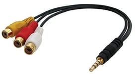 Lindy 35539 - Câble adaptateur AV jack 3,5 mm à 4 segments