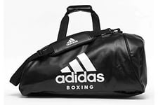 adidas Boxing PU 2 IN 1 Holdall Equipment Bag Black Duffle / Backpack