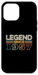 Coque pour iPhone 15 Plus Legend since 1957 Original Vintage Birthday Est legend