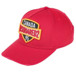 Embroidered Canada 95 Shield Logo Red Cap