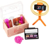 Barbie  Doll and House Accessory Set with Make-Up and Phone 12 Piece