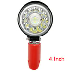 4" Inch 108W 5400LM 33LED Wireless Work Light For Milwaukee M12 Battery Cordless