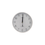 White Radio Controlled Wall Clock, Adults UK 9, Home Decor