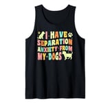 Funny Dog Mom Lover Fur Mama Pet Owner Quote Cool Puppy Tank Top