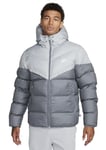 Nike FB8185-077 Windrunner PrimaLoft® Jacket Homme LT SMOKE GREY/SMOKE GREY/SAIL Taille 2XL