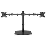 VISION Freestanding Dual Monitor Desk Stand - LIFETIME WARRANTY