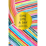 Rainbow One Line a Day - A Five-Year Memory Book (pocket, eng)