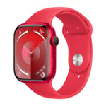 Apple Watch Series 9 GPS + Cell 45 mm, (PRODUCT)RED Alu urkasse med, (PRODUCT)RED sportsrem - M/L