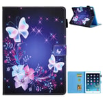 Trykket iPad Air 10.5 inch (2019) etui - Blomst og sommerfugl