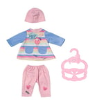 Baby Annabell Little Dress 706541 - Accessories for 36cm Dolls - Includes Top, Leggings, Hat, and Hanger - Suitable for Kids from 1+
