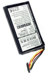 Kompatibelt med Tomtom Go 550 Live, 3.6(3.7V), 1100 mAh