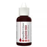 Sugarflair Colours Ätbar färg oljebaserad "Blood Red", blodröd
