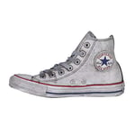 Converse Unisex's Chuck Taylor All Star Leather Ltd Sneaker, White, 6.5 UK