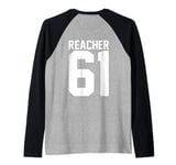 Reacher 61 backprint Raglan Baseball Tee