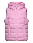 Light Weight Puffer Vest Fodrad Väst Blue Tom Tailor