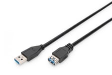 USB 3.0 extension cable, type A M/F, 3.0m, USB 3.0 conform, bl