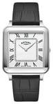 Rotary GS05540/01 Dress Square Quartz (34mm) Silver Dial / Watch