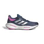 Adidas Femme Solar Glide 5 W Sneaker, Wonder Steel/Silver met./Bliss Lilac, Fraction_36_and_2_Thirds EU