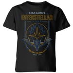 Marvel Guardians Of The Galaxy Interstellar Flights Kids' T-Shirt - Black - 7-8 Years