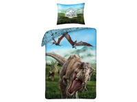 Jurassic World Dinosaurier Sängkläder 2i1 Design - 100 procent bomull