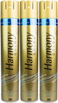 Harmony Hairspray Firm Hold & Shine Gold  400ml x 3