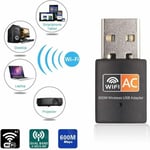 600 Mbps WiFi  Dongle Booster 2.40ghz USB Adapter for Laptop-Desktop windows/Mac