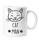 Chat Man Mug Animal de Compagnie Présent Chaton Chat Citation Ami Funny Mug