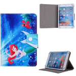 Case for ipad Mini 6 2021 Case 8.3 inch Compatible with Apple ipad Mini 6th Generation Case Stand Cover, Ariel Mermaid Princess Protective Cover for Mini 6 ipad Case for Kids (Ariel Mermaid)
