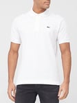 Lacoste Classic L.12.12 Pique Polo Shirt - White, White, Size S, Men
