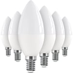 6-pack E14 LED-ljuskälla - Liten Edison-skruvlampa - 5W motsvarande 40W - Varmvitt