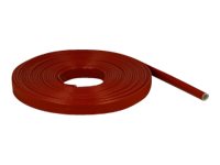Delock Fire-Proof Sleeving Silicone-Coated - Böjligt Kabelrör - 10 M - Röd
