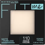 MAYBELLINE Fit Me Matte + Poreless Powder - Porcelain 110