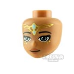 LEGO Elves Minifigure Heads Metallic Blue Eyes