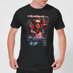 Terminator Japanese Movie Poster Men's T-Shirt - Black - 4XL