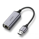 UGREEN USB-A til RJ45 Ethernet Adapter - Space Grey