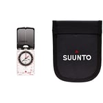 SUUNTO Mirror Compass MC-2 G, Global Orientation, SS004252010 & Tandem Nylon Pouch Accessories - Black, One Size